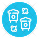 پیش‌نمایش فایل beehive-36 از پک گلیف زنبورداری