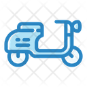 پیش‌نمایش فایل scooter-194 از پک حمل و نقل رنگی