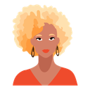 پیش‌نمایش فایل afro-blonde-woman-10939843 از پک آواتارهای افراد قسمت 1