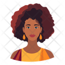 پیش‌نمایش فایل afro-woman-10939819 از پک آواتارهای افراد قسمت 1