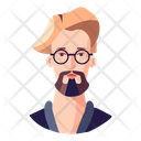پیش‌نمایش فایل bearded-man-10939871 از پک آواتارهای افراد قسمت 1