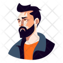 پیش‌نمایش فایل bearded-man-10939875 از پک آواتارهای افراد قسمت 1