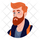 پیش‌نمایش فایل bearded-man-10939889 از پک آواتارهای افراد قسمت 1
