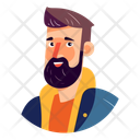 پیش‌نمایش فایل bearded-man-10939890 از پک آواتارهای افراد قسمت 1