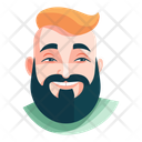 پیش‌نمایش فایل bearded-man-10939894 از پک آواتارهای افراد قسمت 1
