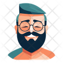 پیش‌نمایش فایل bearded-man-10939895 از پک آواتارهای افراد قسمت 1