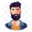 پیش‌نمایش فایل bearded-man-10939896 از پک آواتارهای افراد قسمت 1