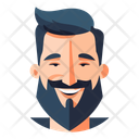 پیش‌نمایش فایل bearded-man-10939897 از پک آواتارهای افراد قسمت 1