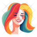 پیش‌نمایش فایل girl-with-colored-hair-10939814 از پک آواتارهای افراد قسمت 1