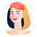 پیش‌نمایش فایل girl-with-colored-hair-10939849 از پک آواتارهای افراد قسمت 1
