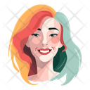 پیش‌نمایش فایل girl-with-colored-hair-10939852 از پک آواتارهای افراد قسمت 1