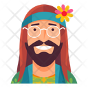 پیش‌نمایش فایل hippie-man-10939863 از پک آواتارهای افراد قسمت 1
