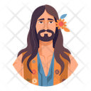پیش‌نمایش فایل hippie-man-10939865 از پک آواتارهای افراد قسمت 1