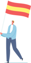 پیش‌نمایش فایل man-holding-spanish-flag-4724364 از پک آموزش و پرورش
