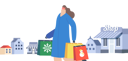پیش‌نمایش فایل girl-with-festive-gifts-in-paper-bags-4724524 از پک کریسمس