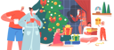 پیش‌نمایش فایل happy-family-celebration-christmas-at-home-4724484 از پک کریسمس