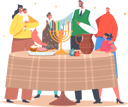 پیش‌نمایش فایل israel-family-celebrate-hanukkah-holiday-4724503 از پک کریسمس