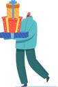 پیش‌نمایش فایل male-carry-pile-of-presents-for-christmas-4724528 از پک کریسمس