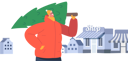 پیش‌نمایش فایل man-carry-christmas-tree-4724523 از پک کریسمس
