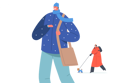 پیش‌نمایش فایل winter-rush-on-city-street-4724532 از پک کریسمس