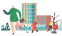 پیش‌نمایش فایل winter-rush-on-city-street-4724533 از پک کریسمس