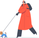 پیش‌نمایش فایل woman-walking-with-playful-dog-at-cold-weather-4724537 از پک کریسمس