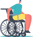 پیش‌نمایش فایل disabled-man-riding-wheelchair-4724862 از پک افراد