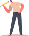 پیش‌نمایش فایل man-holding-pencil-4724855 از پک افراد