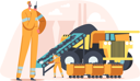 پیش‌نمایش فایل labor-talking-via-walkie-talkie-at-a-mining-industry-4724586 از پک صنعت و تولید