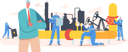 پیش‌نمایش فایل oil-industry-employees-working-at-factory-4724582 از پک صنعت و تولید