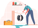 پیش‌نمایش فایل plumber-fixing-issues-with-washing-machine-4724575 از پک صنعت و تولید