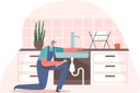 پیش‌نمایش فایل plumber-fixing-kitchen-sink-4724577 از پک صنعت و تولید