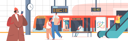 پیش‌نمایش فایل people-at-subway-station-with-train-4726940 از پک حمل و نقل