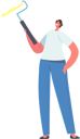 پیش‌نمایش فایل painter-holding-paint-roller-4891279 از پک افراد