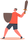 پیش‌نمایش فایل boy-playing-knight-4891227 از پک افراد