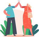 پیش‌نمایش فایل business-friend-doing-hi-fi-4891232 از پک افراد