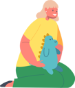 پیش‌نمایش فایل little-girl-with-dino-4891217 از پک افراد
