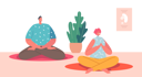 پیش‌نمایش فایل male-and-female-sitting-in-yoga-class-4891372 از پک ورزشی