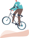 پیش‌نمایش فایل man-doing-extreme-stunt-with-bicycle-4891363 از پک ورزشی