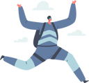 پیش‌نمایش فایل man-doing-skydiving-4891377 از پک ورزشی