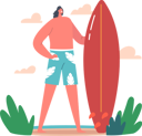پیش‌نمایش فایل man-standing-while-holding-surfboard-4891386 از پک ورزشی