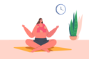 پیش‌نمایش فایل woman-doing-meditation-while-sitting-on-yoga-matt-4891370 از پک ورزشی