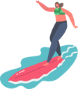 پیش‌نمایش فایل woman-surfing-on-the-waves-4891390 از پک ورزشی
