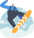 پیش‌نمایش فایل sportsman-having-fun-on-ski-resort-going-downhills-and-jump-on-snow-slopes-5154748 از پک ورزشی