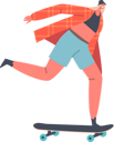 پیش‌نمایش فایل woman-riding-on-skateboard-training-extreme-stunts-5154742 از پک ورزشی
