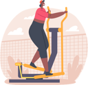 پیش‌نمایش فایل woman-running-on-treadmill-in-house-yard-5154760 از پک ورزشی