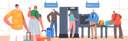 پیش‌نمایش فایل characters-in-airport-pass-through-metal-detector-security-5154850 از پک حمل و نقل