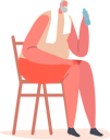 پیش‌نمایش فایل elderly-male-sitting-on-chair-with-towel-on-shoulders-drink-water-after-exercise-5154786 از پک تچنولوگیس