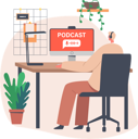 پیش‌نمایش فایل man-listening-podcast-5154780 از پک تچنولوگیس