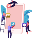 پیش‌نمایش فایل app-designer-working-on-app-ui-5170513 از پک تچنولوگیس